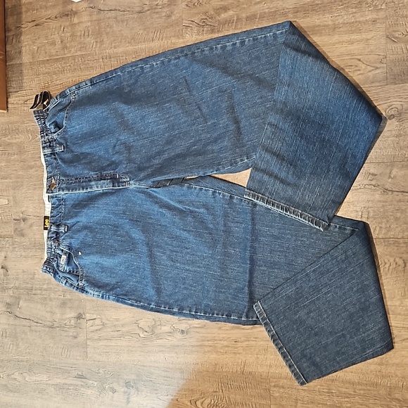 LEE Pepper Stone Long Tapered Leg Mid Rise Size 18 New With Tags - Picture 1 of 6